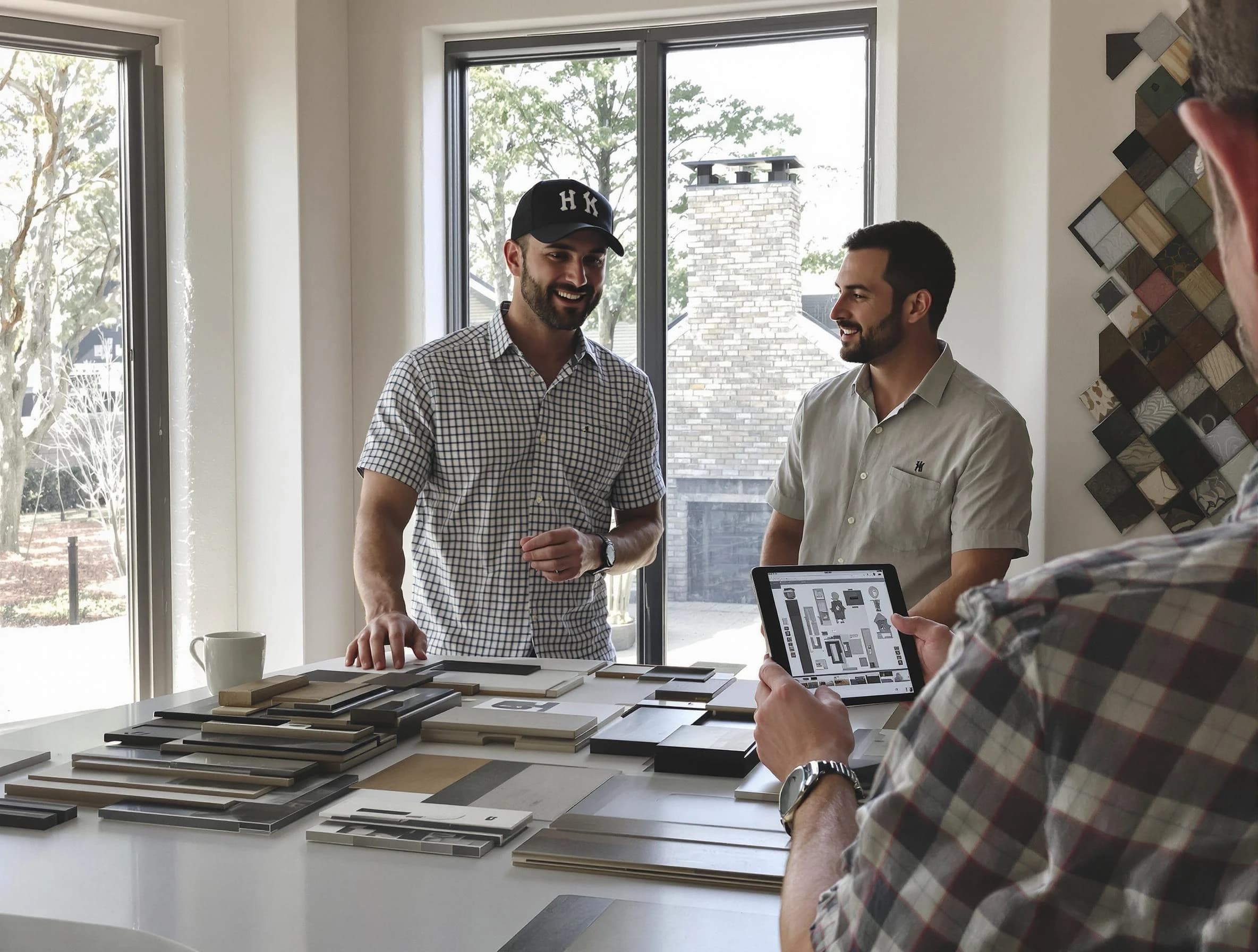 Mountain Park Chimney Sweep remodeling a chimney and fireplace in Mountain Park, GA